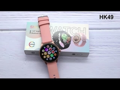 HK49 Sport Smart Watch للرجال مع شاشة متحركة معدل ضربات القلب ومراقب النوم