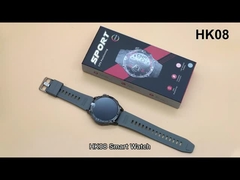 HK08 GPS Smart Watch 1.43 بوصة الشاشة المضغوطة Smartwatch Sport خارجية ارتفاع سوار