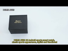 HGMIA S689 SIM Card 4G Smart Watch الإصدار العالمي 1.508 بوصة شاشة AMOLED HD مكالمة فيديو بكاميرا مزدوجة