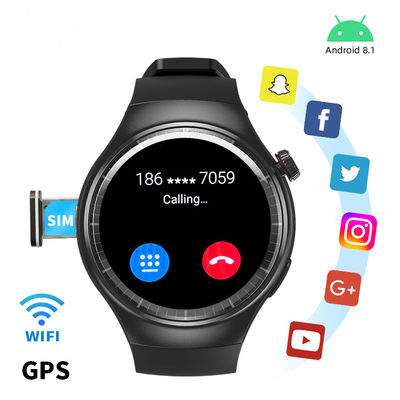 DM80 ساعة ذكية بطاقة سم 2GB + 16GB GPS Wifi APP تحميل ساعة ذكية 1.43 بوصة